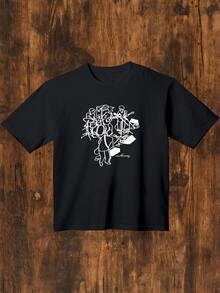 Men T-Shirts - Black - View 1