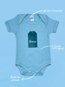 Baby Boys Rompers - Blue - View 2