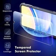 2pcs Screen Protection Tempered Glass & 1pc Clear Phone Case Compatible With Samsung Galaxy A13/A14/A15/A16/A23/A24/A25/A34/A35/A54/A55 5G Screen Protection Essentials, Applicable To Daily Shield, Office, Home Phone Screen Protector Phone Accessories Waterproof Shockproof Anti-Fall Anti-Fall Scratch Resistant Anti-Fingerprint Full Cover