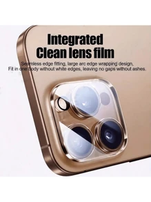 Película protetora de vidro temperado para câmera, pacote com 6 unidades, compatível com as séries Apple 11/12/13/14/15/16, cobertura total da lente, protetor de tela suave, compatível com os modelos 11 Pro/12 Pro/13 Pro/14 Pro/15 Pro/16 Pro