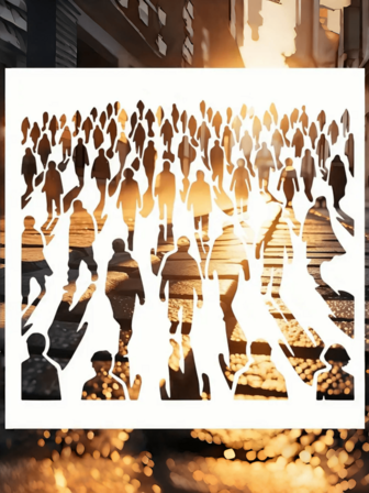 1pc Reusable Dystopian Stencil Template, 29.97*29.97 Cm, For Painting, Drawing, Handcraft, Wall Art, Furniture, Canvas School Supplies,Back To School