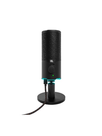  JBL QUANTUM STREAM 电容麦克风，96KHz 采样率专业降噪，即插即用，适用于电脑直播/游戏