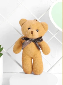 10pcs Assorted Teddy Bear Plush Toys, Cute Cartoon Stuffed Animals Decorative Pillows, Ideal Gift For Adults, Youth, Students, Boys, Girls, Birthday, Holiday