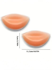 2pcs Of Ultra-Soft Silicone Breast Pads, Gel-Enhancing Inserts For Bras That Lift The Bust, Non-Slip Sticky Breast Uplift Pads. Bikini Halter, Seamless Underwear Enhancement, Soft And Comfortable Lingerie Accessories For Women