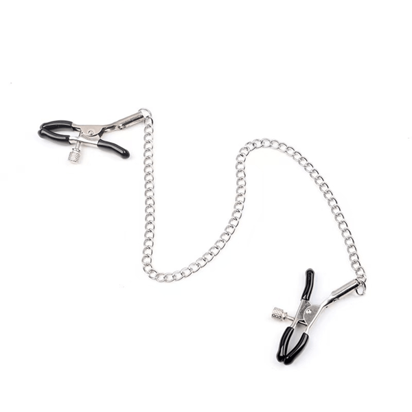 1 Stück Brustklammer mit Kette Brustclips BDSM Spielzeug Kink Fetisch Erotikbekleidung Körperklammern Bondage Brustklammer