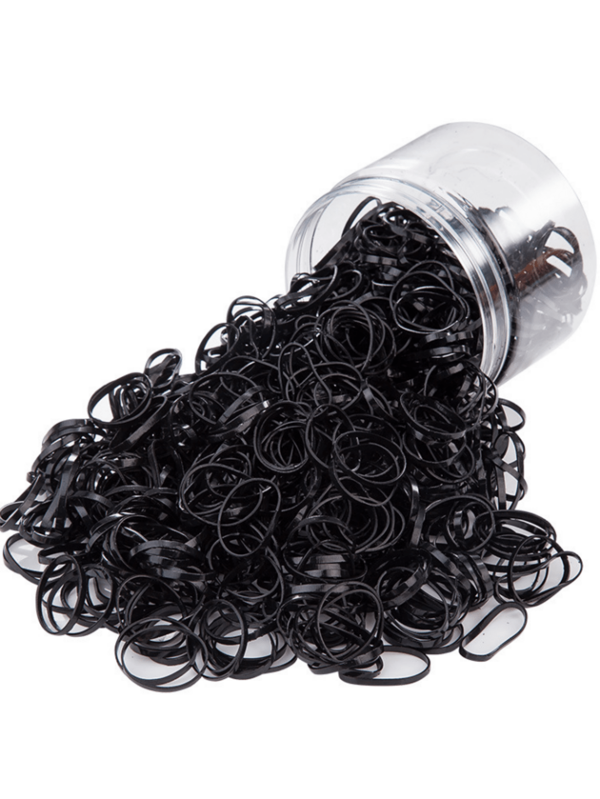 1000 Pieces/Pack Of Cute High Elasticity Women's Hairbands With Rubber Bands, Disposable Rubber Bands, Hair Bundles, Ponytails, Hair Accessories, Gym Accessories, Hair Tie ,Hair Accessories
