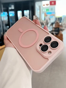 奢华磨砂无线充电防震手机壳，兼容苹果17/16/15/14/13/12/11 Pro Max，带半透明盔甲保护盖 - 灰色 - 查看 9