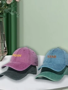 1pc Customizable Logo Baseball Cap, Embroidered Name, Fashion Snapback Hat, Soft Crown, Casual Style, Street Wear, Spring/Summer, Solid Color, Washable, High-End - Multicolor - View 6