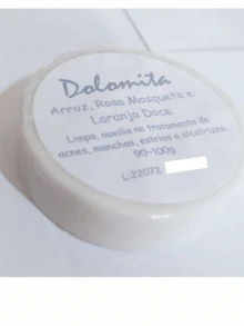 Sabonete de Dolomita 90g Clareador Manchas - Cinza - Visão 1