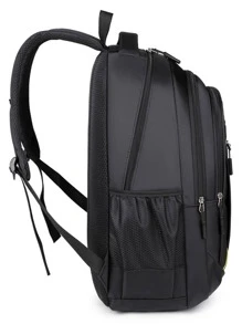 Leisure School Bag Male Canvas Simple Backpack Male Korean Version Backpack Large Capacity Middle School Bag Computer Travel Bag Laptop Backpack School Backpack Book Bag Black Backpack Travel Outdoor Water-Proof Step Into Spring Vacation Travel Backpack Laptop Bag Gift Bags For Travel Big Bag Boy Essentials School Supplies Backpack For Travel Office Accessories School Bag For College Bag For School