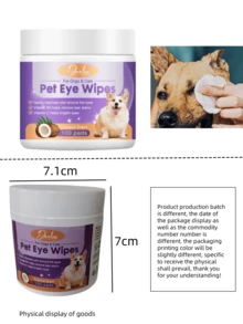 Portable Pet Cleaning Wet Wipes, Pet Tear Stain Cleaning Cleaning Pads For Removing Eye Stains, Suitable For Both Cats And Dogs