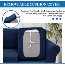 Local Delivery- 2025 New 2 Pieces Chair Covers With Arms Super Stretch Chair Slipcover For Living Room Pet Dog Universal Slip Cover Anti Slip Armchair Furniture Protector (Light Gray), 31"-46"(1 Cushion) - Coffee - 查看 5