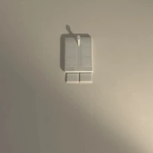 IKEA Sản phẩm dán không đục lỗ và không để lại dấu vết, miếng dán đa năng trong suốt vô hình, móc treo tường cố định bằng kính gạch - trắng - Xem 7