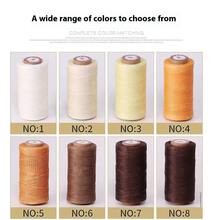 Waxed Thread 131.2 Yards, 150D Leather Sewing Waxed Thread Cord For Beginners Leather Craft DIY Bags Wallets, Shoe Repairing, Jewelry Making,For Home Upholstery Carpet Leather Canvas Repair And Sewing - Multicolor - View 8