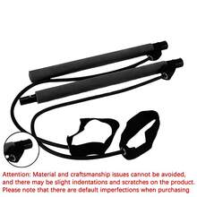 Multifunctional Pilates Stick, 2 Sections, Black - Black - View 8