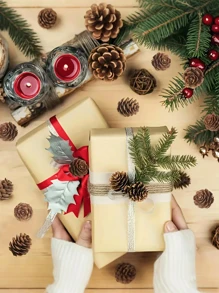 50 de decorațiuni de Crăciun din conuri de pin mici, decorațiuni de Crăciun din conuri de pin mici de 0,8-1,9 in (2-3 cm) pentru Ziua Recunoștinței, mini conuri de pin naturale, potrivite pentru masă, decor pentru casă, umplutură pentru vaze, decorațiuni DIY pentru artizanat din conuri de pin, decor pentru festivalul de toamnă