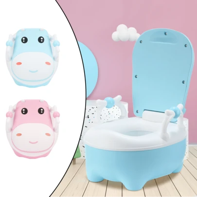 OYAJIA Töpfchentrainer, Toilettensitz Kinder, Kindertoilette, Töpfchen-Trainer für Kindern, für Babys und Kinder stabiler Babytopf, kinderfreundliches Design, lustige Art zum Üben von Kleinkindern