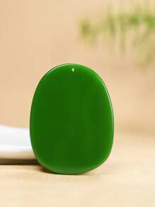 Colar com pingente de dragão do zodíaco em jade verde natural, amuleto de riqueza Feng Shui, pingente de jade vintage, adequado para casais, pode ser usado diariamente (com cordão)