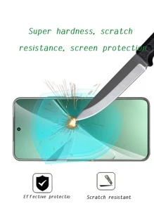 3pcs High Definition Tempered Glass Screen Protector, Compatible With Xiaomi 15, 15Pro, 14, 14Pro, 13, 13Pro, Redmi K80 Etc. Anti-Oil, Waterproof, Anti-Fingerprint, Anti-Scratch, Anti-Shock, Anti-Drop, No White Edges, No Bubbles, Easy To Install, HD Clarity; Suitable As Birthday/Easter/President's Day Gift. Birthday/Christmas/Family/Friend/Boyfriend/Girlfriend Gift, Applicable To Phone Screen Protectors, Phone Accessories.
