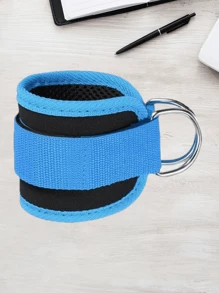 2Pcs Adjustable Double D-Ring Resistance Bands, Ankle Support Straps Brace, Strengthen Leg Muscles Training Device