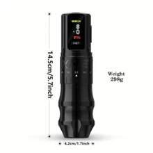 XNET Bestia 1Set Wireless Tattoo Machine Kit 20pcs Cartridges Completed Set 2400mAh LCD Screen Battery Makeup Rotaty Pen For Tattoo - Multicolor - View 8