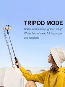 Gậy selfie điện thoại có thể kéo dài 40 inch, giá đỡ sàn chuyên nghiệp được thiết kế để phát trực tiếp với điều khiển từ xa không dây, chân máy điện thoại thông minh, xoay 360°, ổn định, chống rung, hoàn hảo cho du lịch và quay vlog ngoài trời cũng như phát sóng cho kỳ nghỉ hè, du lịch và các hoạt động ngoài trời. - Nhiều màu - Xem 6