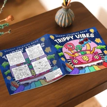 And Funky: Bold And Groovy Coloring Book For Adults Featuring Art, Wild Mushrooms, Aliens, Crazy Illusions, And Magical Worlds .,School Supplies,Back To School