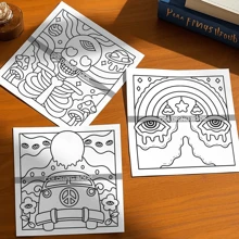 And Funky: Bold And Groovy Coloring Book For Adults Featuring Art, Wild Mushrooms, Aliens, Crazy Illusions, And Magical Worlds .,School Supplies,Back To School