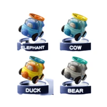 1pc Kids Cartoon Dragonfly Inertial Toy Car, Pressing Finger Activates Motion, Cute Durable Sliding Toy (No Batteries Needed) - Multicolor - View 4