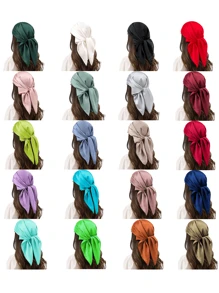 Head Scarf Like Silk Bandana Satin Hair Scarf For Women Sleeping Square Scarf For Hair Wrapping At Night 27.5 Inch Bandana,Hair Band,Head Band Ideal For Dressing Up Your Look