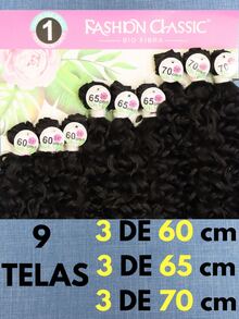 Carnival 70cm Fashion Classic Curly Hair Bio Vegetal - Black - View 3