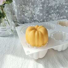 1pc Rectangular Silicone Halloween Pumpkin Mold, Suitable For DIY Candles And Soaps, Handmade, Ideal For Fragrance Crafts And Thanksgiving Decorations - Multicolor - View 7