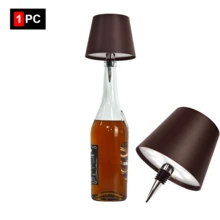 Table Lamp YC012NA 1800mAh 无线酒瓶灯 - 可调光三色无线酒瓶灯,USB 充电式酒瓶灯,触摸感应 LED 酒瓶灯,适用于家庭、酒吧、露营、旅行 - 3 種顏色 - 查看 10