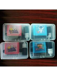 Cartoon Cute Addition & Subtraction Math Stamp, Student Practice Math Calculation Problem Generator Roller Stamp, Back To School, Learning Supplies, Kawaii Stationery, School Colors - Multicolor - View 5