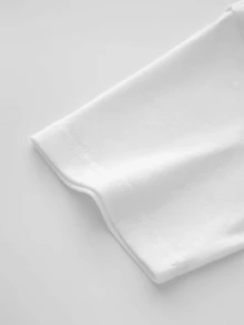 I'm In Love With My GF Funny Cat T-Shirts Boyfriends Cotton Loose O-Neck Oversized Tee Men's Short Sleeve T-Shirt Couple Tees - 白色 - 查看 6