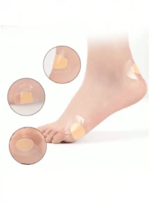 30pcs High Heel Invisible Anti-Friction Heel Protector Pads, Random Color