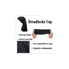 2 Pieces Dreadlock Cap And Braid Tube Sock, Elastic Cap For Men's Long Dreadlocks - 42185682 - View 7