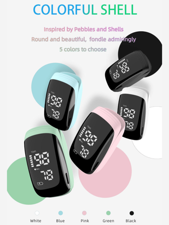 1 stuk multifunctionele gezondheidsmonitor, pulsoximetersonde, digitale pulsoximeter, verkocht in Europa, Zuid-Amerika, het Midden-Oosten en de VS.