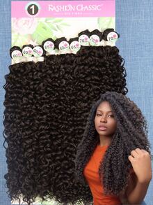 Carnival 70cm Fashion Classic Curly Hair Bio Vegetal - Coklat - View 1