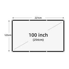 100 "Foldable Projector Screen/ JY320 Mini Projector US Plug Newly Native 720P 1080P/4K Android 13 Wired Auto Keystone Portable Video Projector, 180 Degree Flip, Home Movie Projector - 查看 9