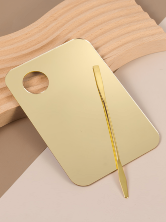 Acrylic Paint Palette,Stainless Steel Mixing Knife,Professional Artist Palette For Oil & Acrylic Painting, Non-Slip Paint Mixing Tray With Smooth Surface, Perfect For Artists,Beginners,Students,Great Gift For Christmas, Birthday,Makeup,Cheap,Room Decor,Vanity,Travel,Bedroom,Makeup Accessories,Cheap,Stocking Stuffers,Makeup,Makeup Tools,Cheap Stuff,Gifts,Gifts For Women,Christmas Gifts