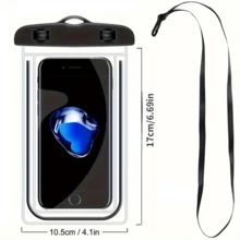 1pc/4pcs Mobile Phone Waterproof Bag, Touchscreen, Suitable For Diving, Outdoor Swimming