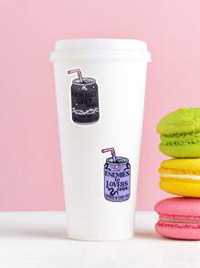 Dark Romance Soda Pop Can Sticker, Water Resistant Vinyl Sticker,|Halloween Decor Stickers| Spicy Book Club, Smutty Book Sticker, Kindle Sticker, Sticker For Kindle