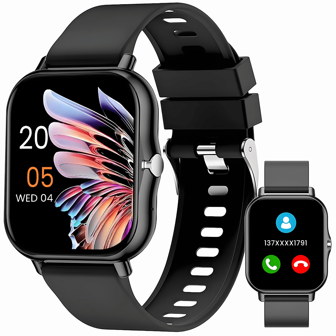 Hot Smart Watch For Men & Women, With Phone Call, Pedometer, Calorie Count, Multiple Sports Modes, Distance Tracking, Alarm, Call/Message Reminder, 1.83" Full Touchscreen, Compatible With Android & IOS