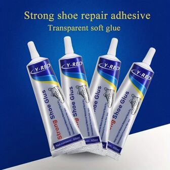 2oz Waterproof Y-Type Sports Shoes, Synthetic Shoes And Sneakers Repair Glue - Strong Adhesive Gel Formula, Tube Container, Perfect For Quick And Durable Repairs