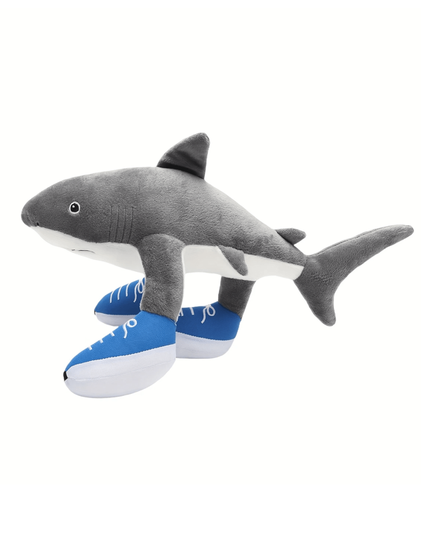 Molutian لعبة قرش ذو أقدام كرتونية ناعمة جداً، ألعاب محبوبة للأصدقاء وهواة الألعاب كديكور غرفة