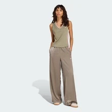 Adidas Originals Wide Leg Pants, Loose Fit Sporty And Stylish Bottoms, Trace Cargo With Pink Stripes (KD2294) - 追蹤貨物 - 查看 6