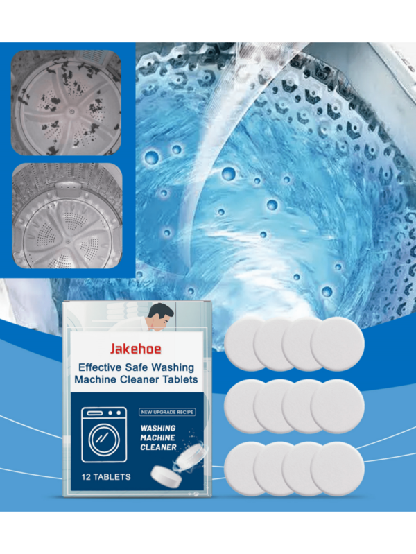 ورقة تنظيف غسالة الملابس، تنظيف عميق لحوض غسالة الملابس والأوساخ والروائح الكريهة، ورقة تنظيف منزلي يومي