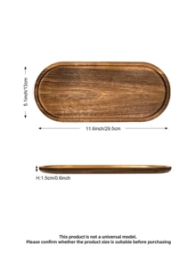 1 件木制托盘 - 多功能小吃托盘、甜点盘、奶酪板、水果托盘、早餐托盘、食物派对装饰托盘、牛排托盘、糖果托盘、寿司托盘、开胃菜托盘、装饰托盘、多用途木制托盘、可清洗、装饰性、豪华厨房配件、美食、家居 - 棕色 - 查看 14