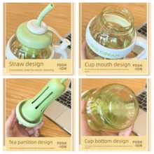 夏季便携式大容量带手柄水瓶 - 彩色 - 查看 3